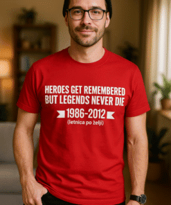 Heroes get remembered but legends never die t-shirt, memorial gift for heroes, inspirational warrior shirt, heroes tribute tee.