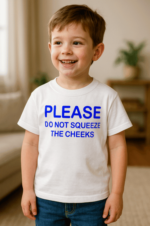 Soft cotton kid's T-shirt with humorous printed message, perfect for children’s casual wear.