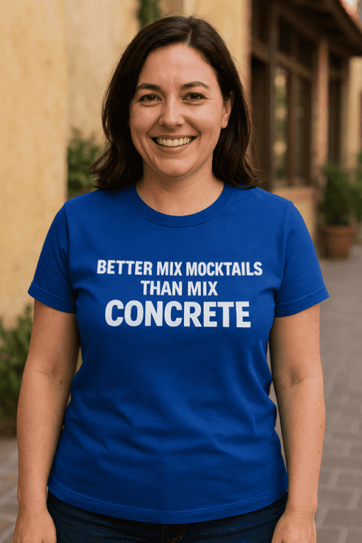 Better Mix Mocktails T-shirt for women, fun casual tee, perfect for cocktail lovers and summer wear.