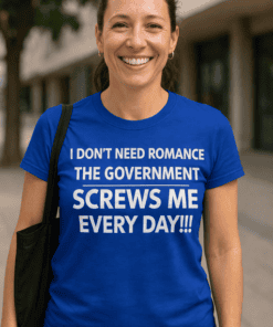 Bold statement funny T-shirt, perfect for casual wear and expression. Great for humor lovers and political satire fans.