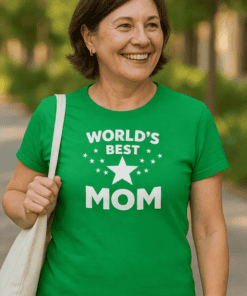 World's best mom t-shirt, funny mom gift, mother’s day shirt, casual mom shirt, gift for mom, family matching tee, gift idea for her, mom life shirt, love mom t-shirt, stylish mom tee.