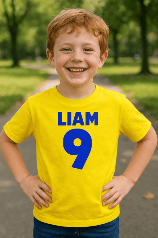 Liam birthday t-shirt, personalized youth sports tee for kids, custom kid's graphic t-shirt, fun children's team shirt.
