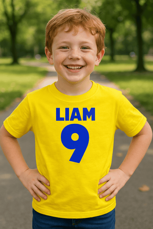 Liam birthday t-shirt, personalized youth sports tee for kids, custom kid's graphic t-shirt, fun children's team shirt.