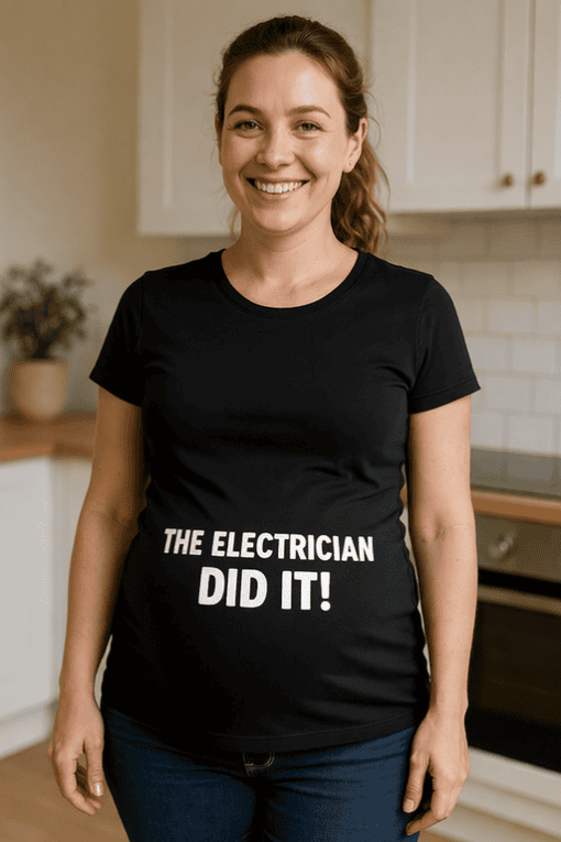 Electrician funny t-shirt, humorous electrician gift, electrician dad shirt, electrician quote tee, electrician humor apparel, electrician shirt for men and women.