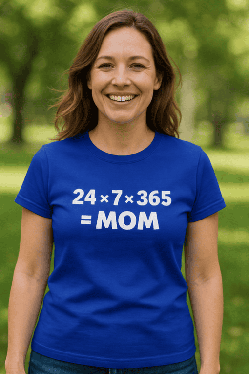 Softball mom shirt with math-inspired design, perfect for sports enthusiasts and supporting your child's game. Unique gift idea for moms.