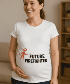 1. Future firefighter T-shirt for women, adorable and comfortable, perfect for firefighter enthusiasts.