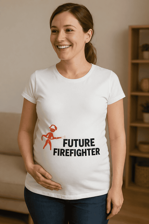 1. Future firefighter T-shirt for women, adorable and comfortable, perfect for firefighter enthusiasts.