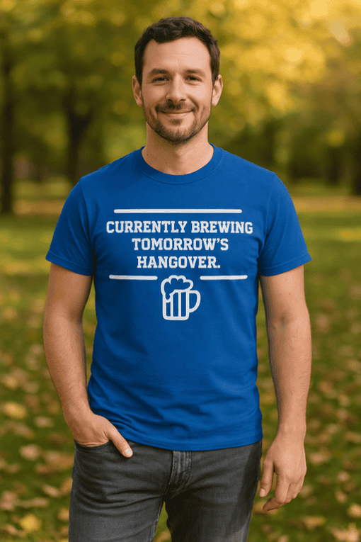 1. Funny beer brewing quote t-shirt for men, craft beer humor gift.