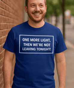 Lighthearted funny t-shirt for men, casual wear, humorous quote, nightlife joke, gift idea for friends.