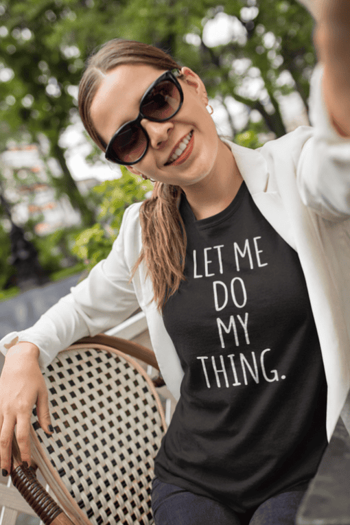 Bold graphic t-shirt with motivational quote for casual and trendy looks | T-shirtplease.com.
