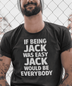 Funny slogan t-shirt, graphic tee for men, humorous casual wear.