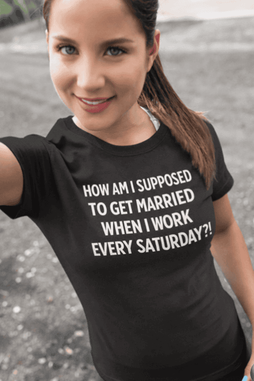 1. Funny work meme T-shirt, modern casual tee for women, humorous workplace humor.