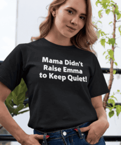 1. Funny motherhood T-shirt with bold text for moms and women.