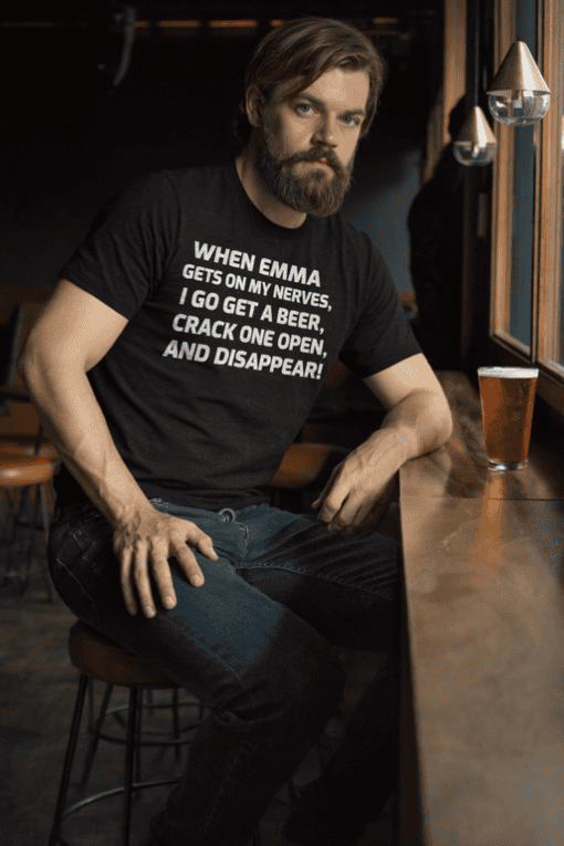 1. Funny beer-themed T-shirt for men, perfect for casual wear and parties.