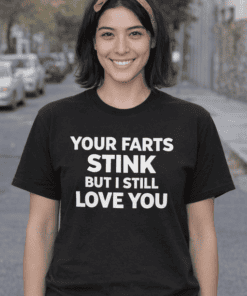 1. Funny t-shirt with bold text for humor and novelty style.