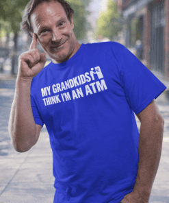 Funny-grandpa-motivational-tshirt for grandfather birthday or special occasion.