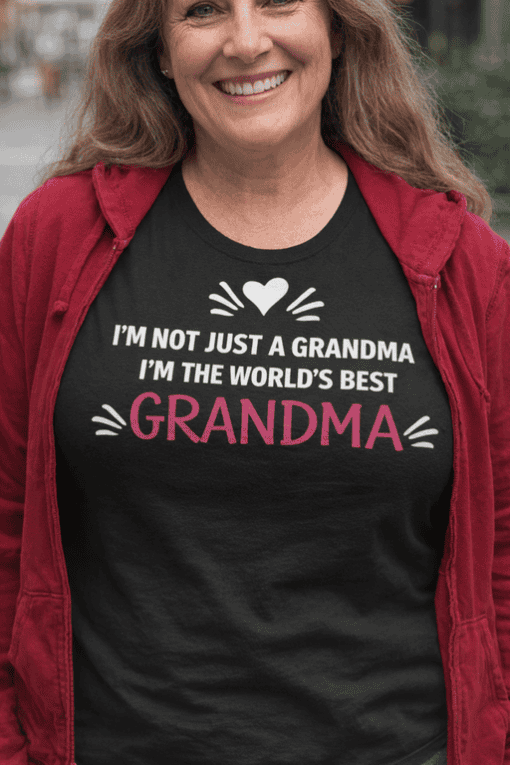 Grandma T-shirt with heartfelt message for special grandmothers, perfect gift for grandmas who love family and humor.