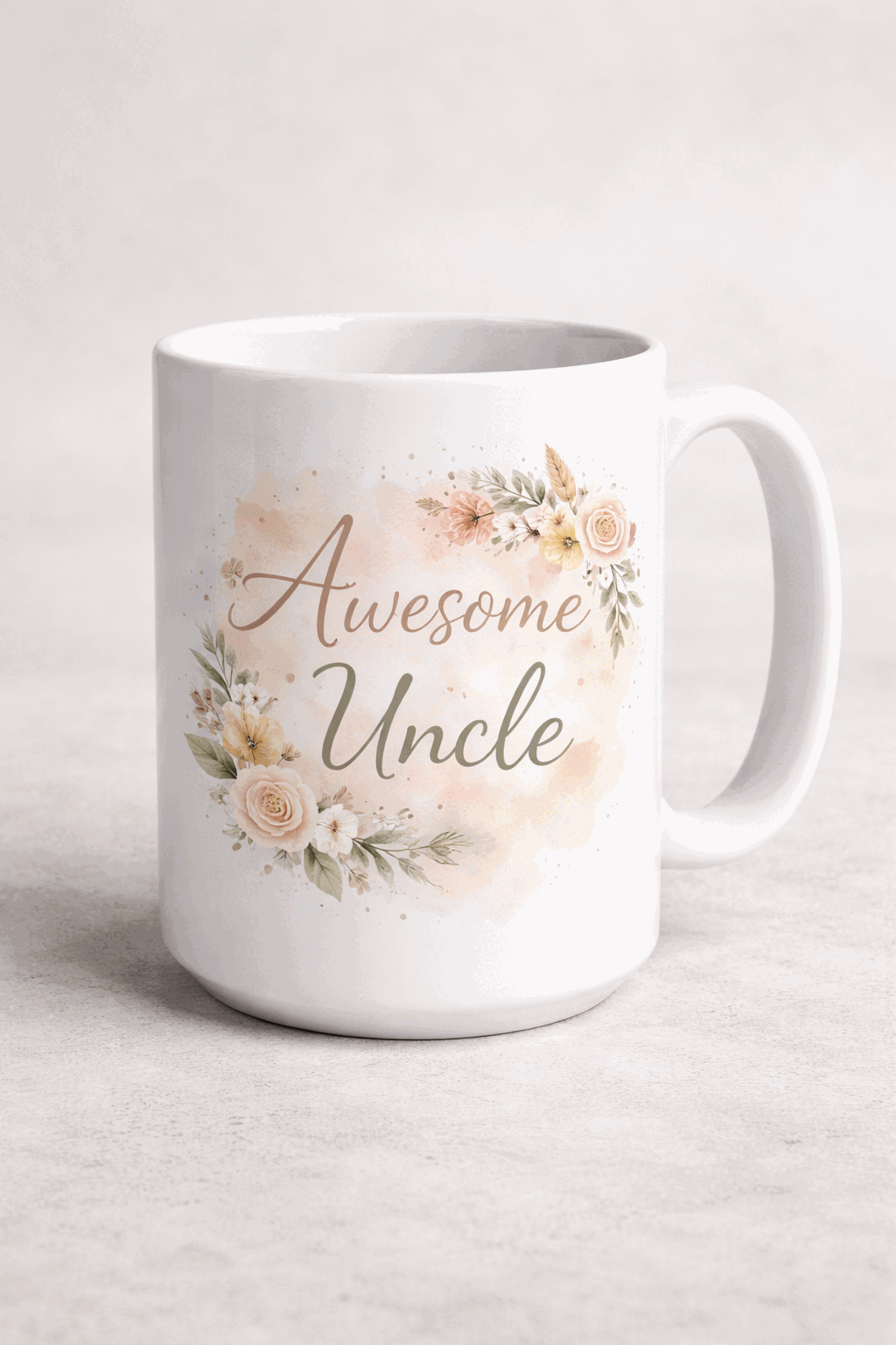 Funny mug with the slogan Awesome Uncle
