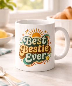 Funny mug with the slogan Best Bestie Ever