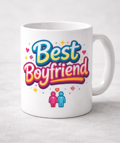 Funny mug with the slogan Best Boyfriend