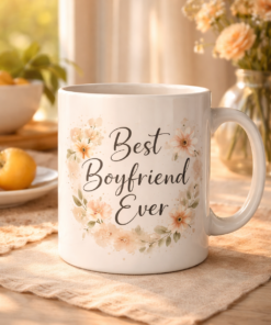 Funny mug with the slogan Best Boyfriend Ever