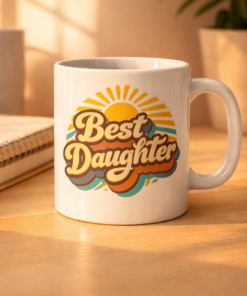 Funny mug with the slogan Best Daughter