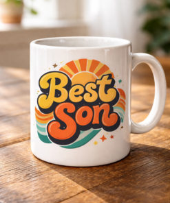 Funny mug with the slogan Best Son