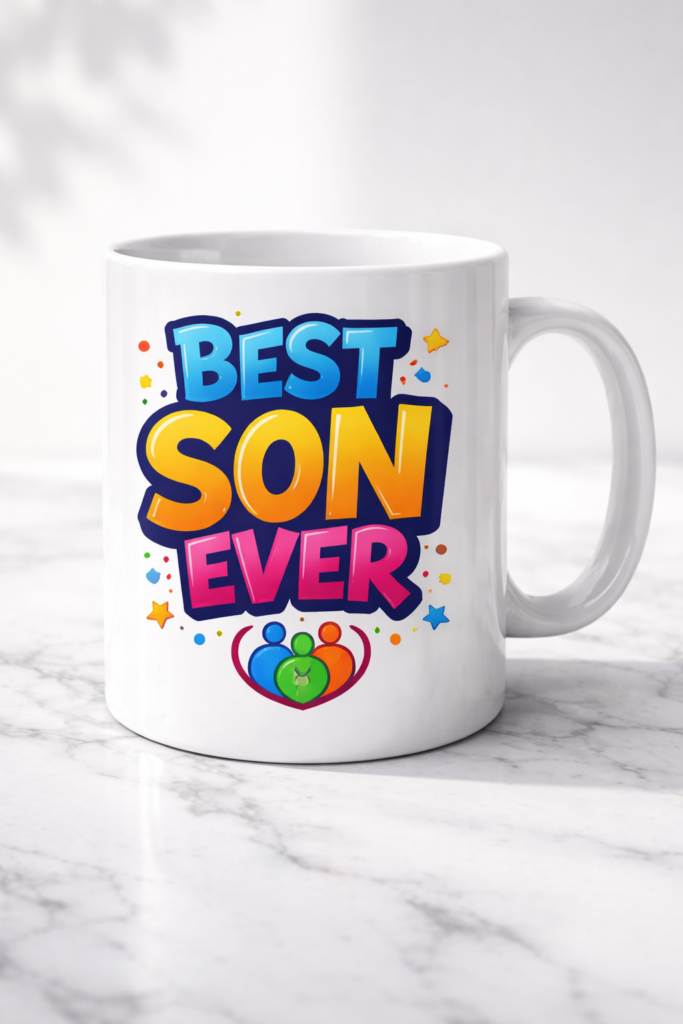 Funny mug with the slogan Best Son Ever