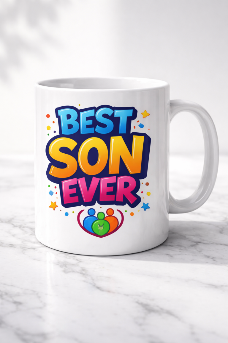 Funny mug with the slogan Best Son Ever