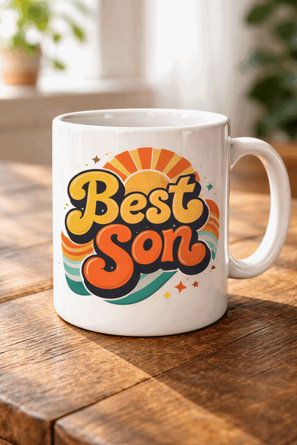 Funny mug with the slogan Best Son
