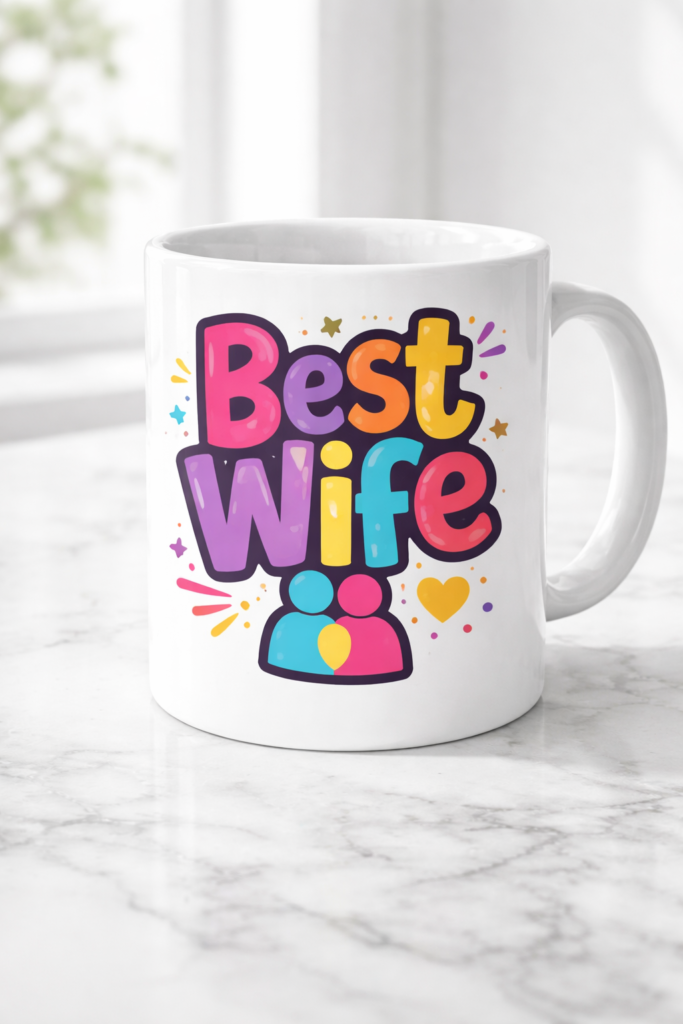 Funny mug with the slogan Best Wife