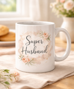 Funny mug with the slogan Super Husband