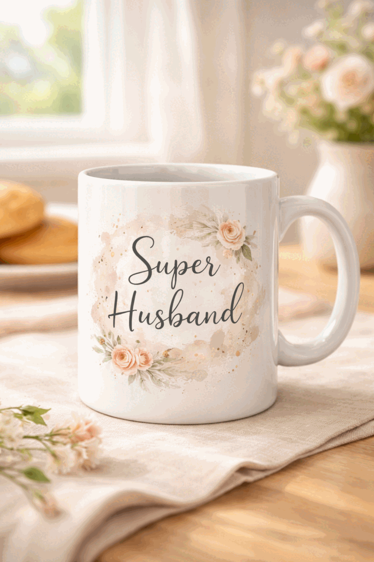 Funny mug with the slogan Super Husband