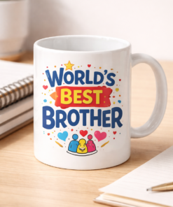 Funny mug with the slogan World's Best Brother