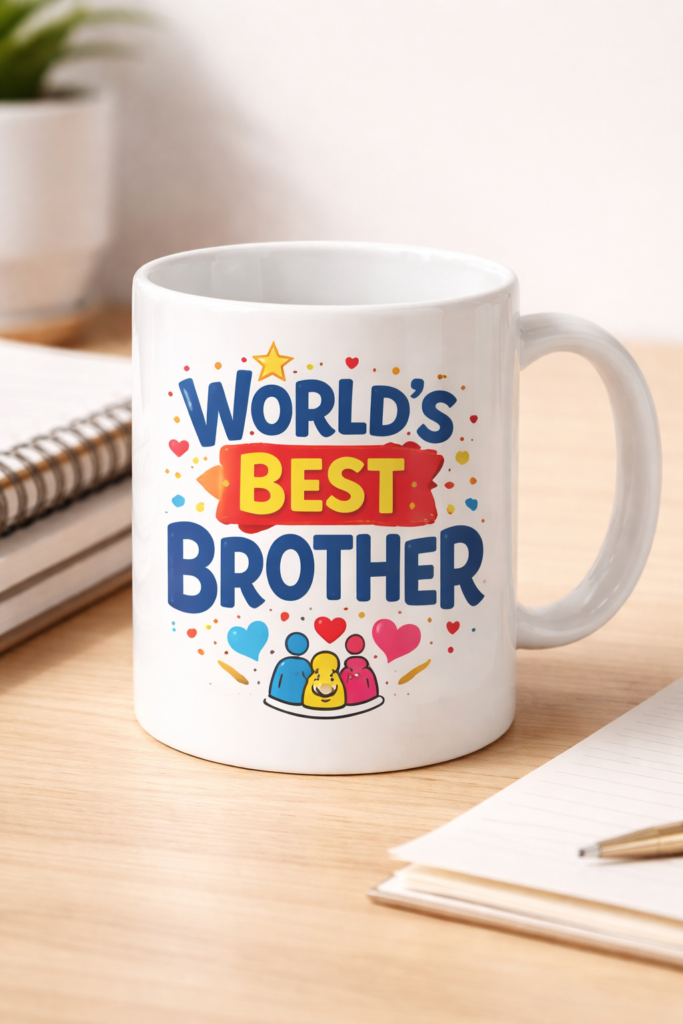 Funny mug with the slogan World's Best Brother