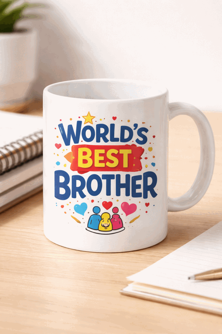Funny mug with the slogan World's Best Brother