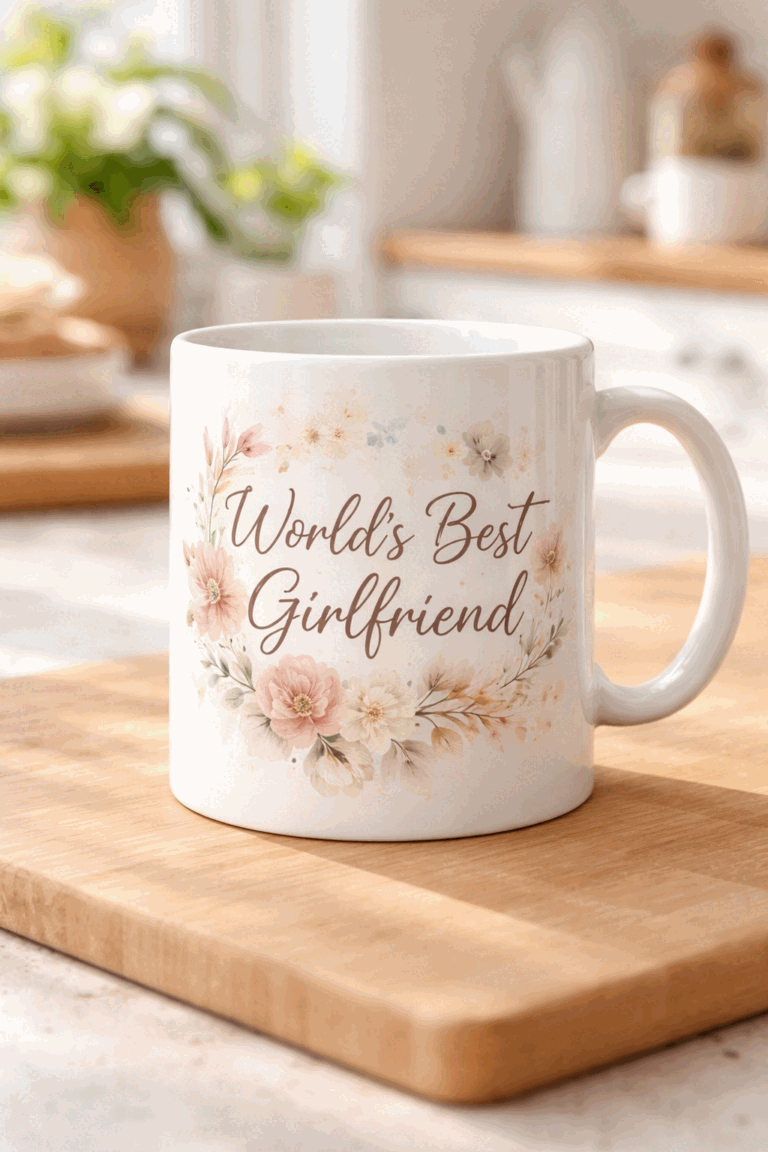 Funny mug with the slogan World's Best Girlfriend