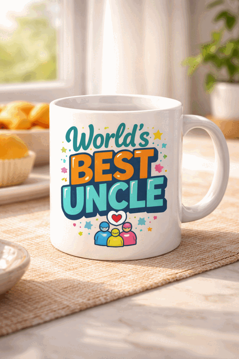 Funny mug with the slogan World's Best Uncle