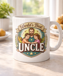 Funny mug with the slogan World's Best Uncle