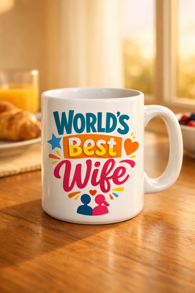 Funny mug with the slogan World's Best Wife