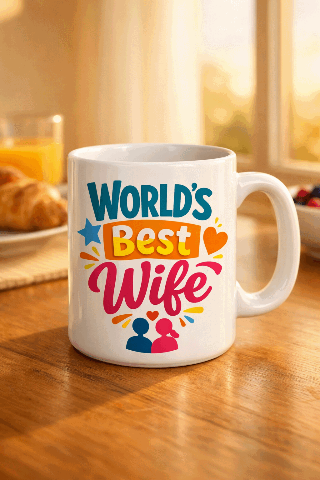 Funny mug with the slogan World's Best Wife