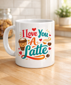 I Love You A Latte Funny Mug