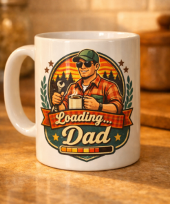 Loading... Dad Funny Mug