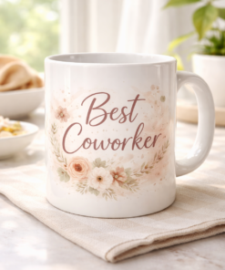 Mug for coworkers with the slogan Best Coworker