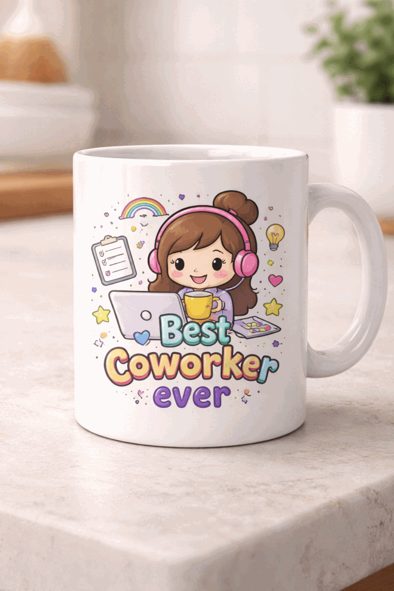 Mug for coworkers with the slogan Best Coworker Ever
