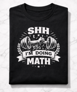 Shh I'm Doing Math Funny T-Shirt