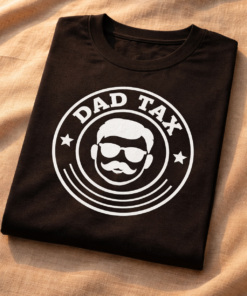 T-shirt for dads with the slogan Dad Tax