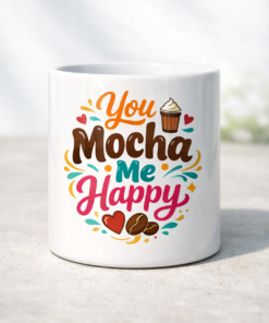 You Mocha Me Happy Funny Mug
